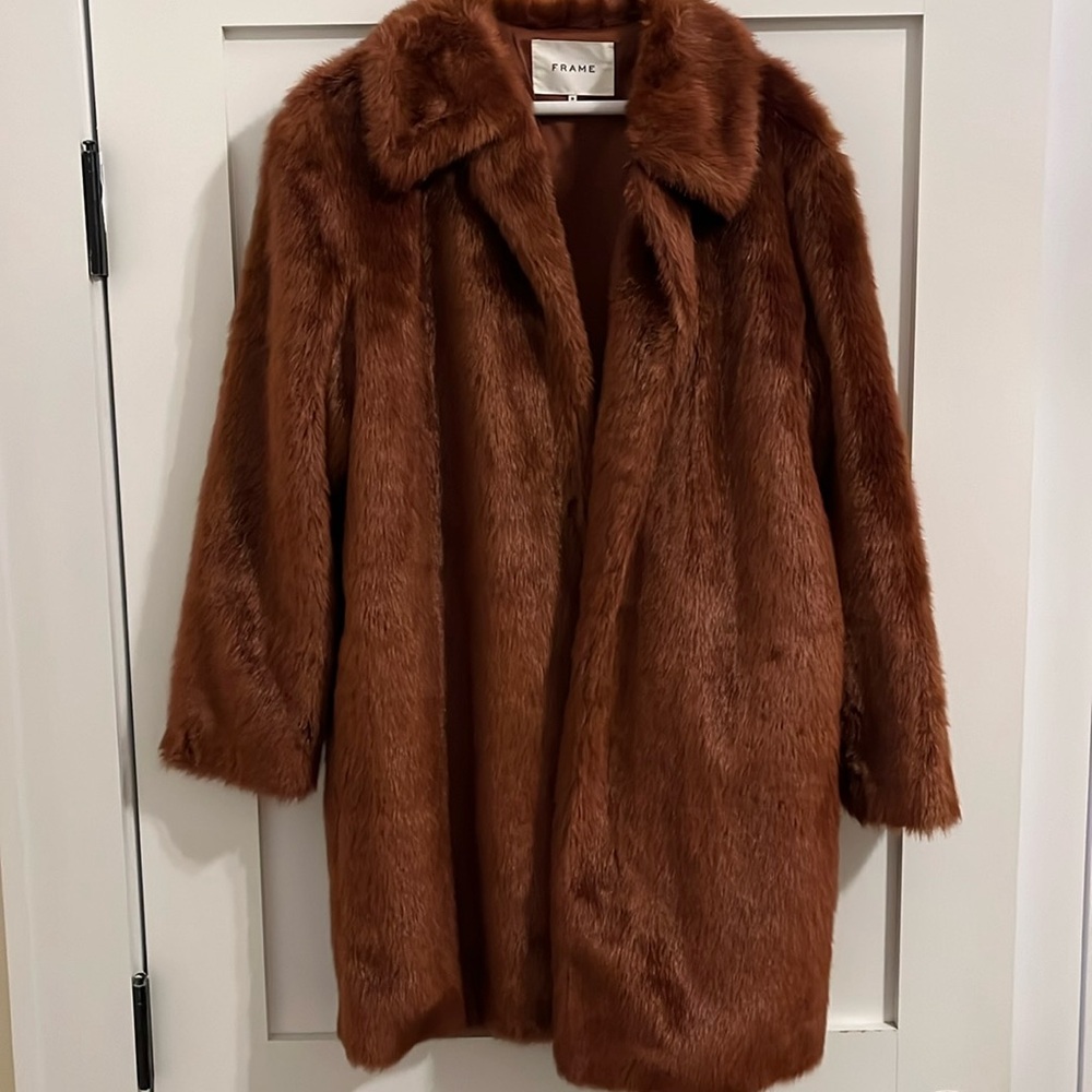Frame Faux Fur Coat